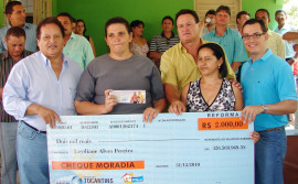 Cheque Moradia beneficia 100 famílias no Sudeste