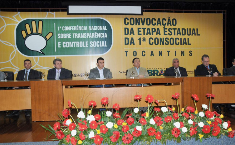 Primeira conferência Nacional sobre Transparência e Controle Social, no Estado do Tocantins, têm início nesta sexta-feira, 26, em Palmeirópolis