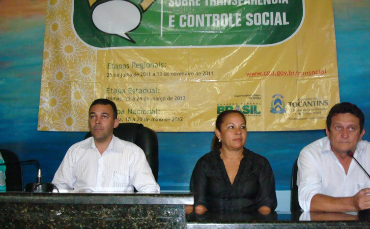 A 12ª Conferência Regional sobre Transparência e Controle Social acontece nesta sexta-feira, 18, em Porto Nacional