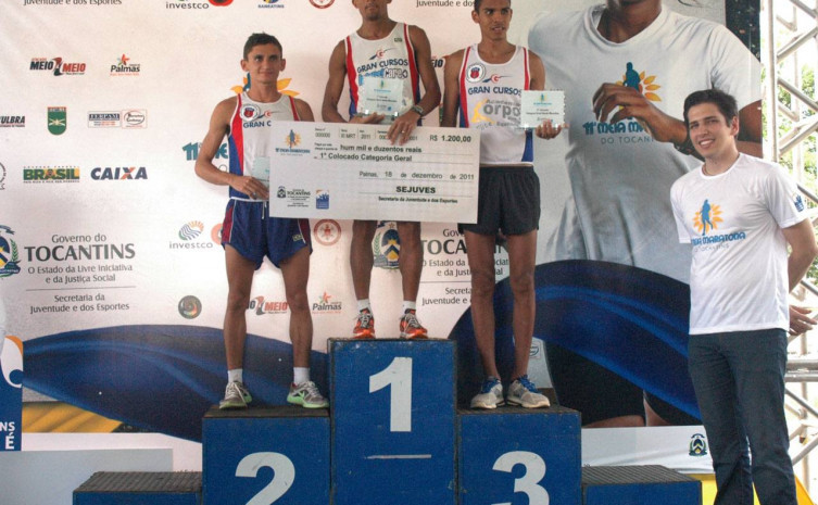 Eliésio Miranda é tricampeão da Meia Maratona do Tocantins, e o atleta de Araguaína, Antônio Wilson, conquistou a segunda colocação