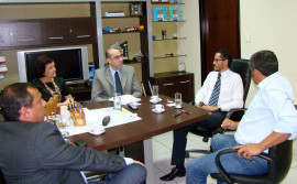 Agência de Fomento recebe visita de representantes do BNDES