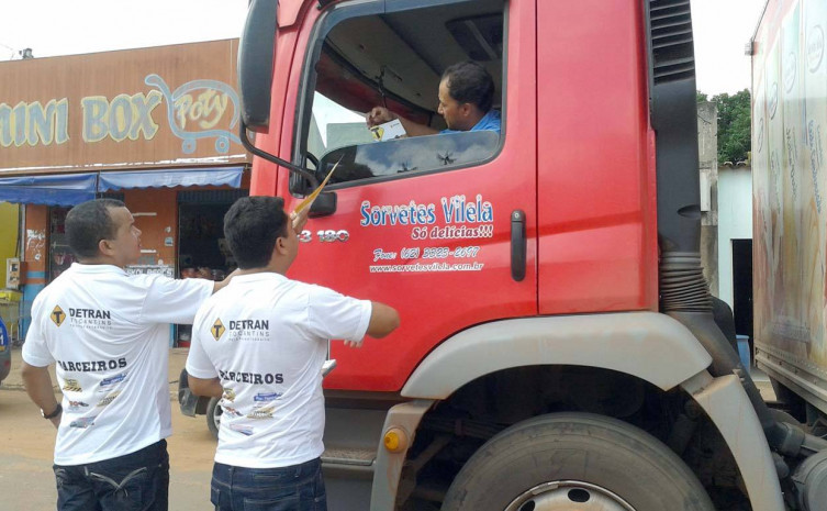Trabalhos realizados fazem parte da campanha estadual de prevenção a acidentes no transito lançada pelo Detran