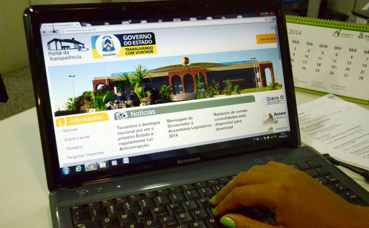 Tocantins é destaque mais uma vez no que se refere à transparência pública