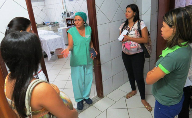 Rede Cegonha realiza visita guiada com gestantes no HRG, objetivo é  familiarizar as grávidas com ambiente hospitalar