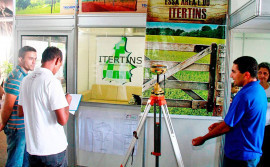 Instituto de Terras do Tocantins apresenta tecnologia de geoprocessamento em estande na Agrotins Brasil 2015