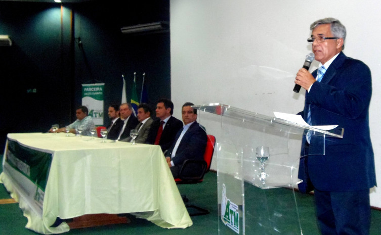 Luiz Antônio da Rocha, chefe da Controladoria do Estado, participou do encontro realizado no Auditório da Associação Tocantinense de Municípios (ATM)