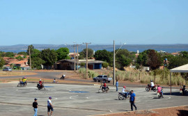 Detran-TO entrega nova pista para provas e aulas práticas de moto, em Palmas