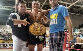 Lutador de Palmas conquista cinturão de Muay Thai em desafio Pan-Americano Aberto de Artes Marcais