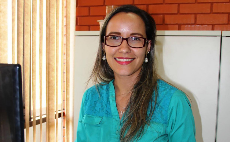 Servidora da Seplan Viviane Alexandre da Silva Pereira está otimista para a disputa no voleibol