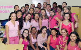 Servidores públicos da Folha de Pagamento da Secretaria da Administração aderem ao movimento do Outubro Rosa