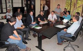 Secretário de Estado do  Esporte  Salim Milhomem recebe dirigentes para falar do legado da Copa do Mundo 