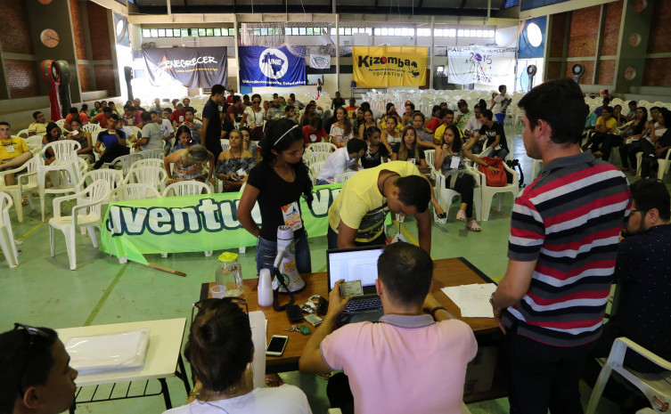 A eleição dos delegados aconteceu após as discussões, durante a Conferência de Juventude