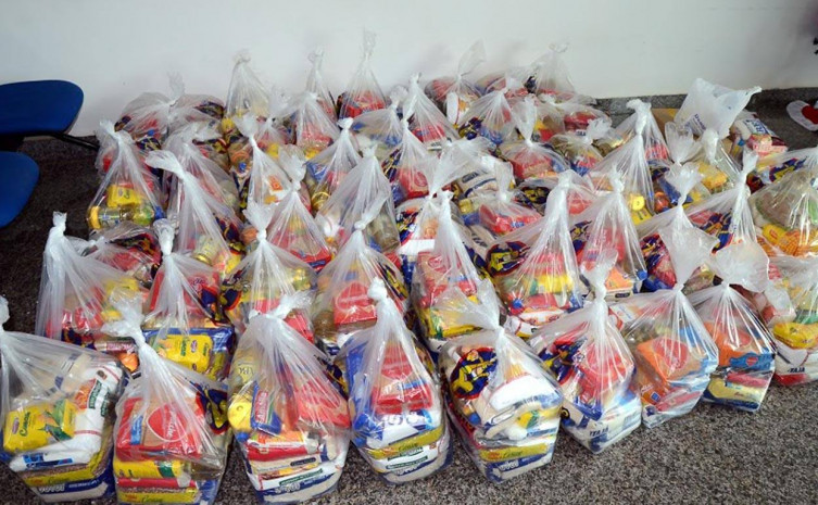 Os alimentos arrecadados serão distribuídos para 18 instituições da Capital e do interior que prestam assistência a pessoas em situação de vulnerabilidade