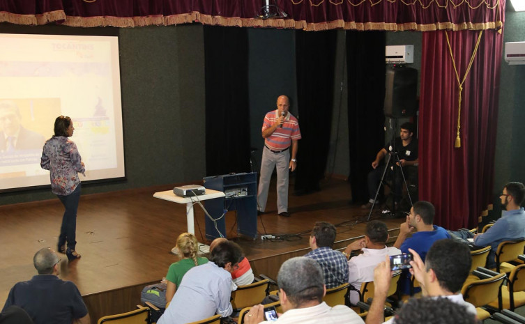 Abertura da oficina sobre programas sociais do Ministério do Esporte