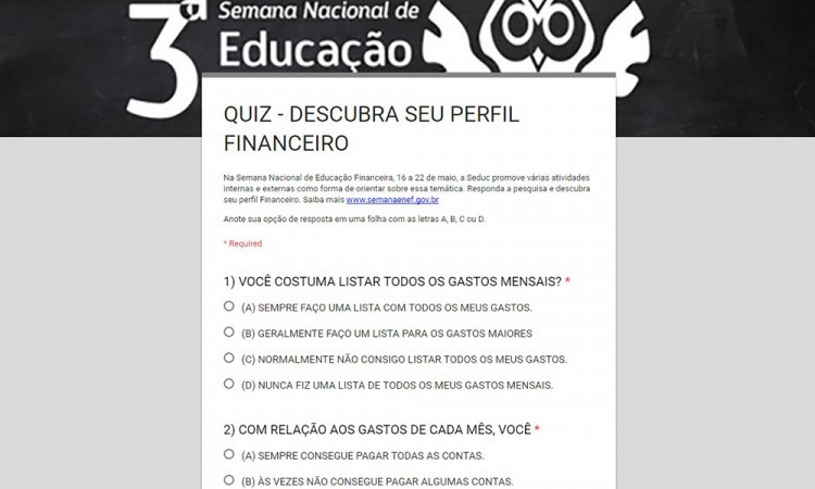 QUIZ PERGUNTAS E RESPOSTAS ''O QUE É MEIO AMBIENTE'' - [DIA DO