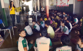 Circunscrição Regional de Trânsito de Paraíso realiza palestra educativa sobre o Maio Amarelo