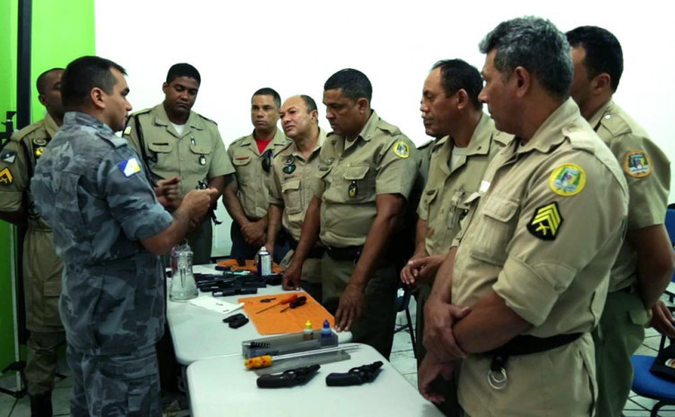 Em julho, foi realizado o Curso de Nivelamento em Manutenção e Manuseio de Armas de Fogo
