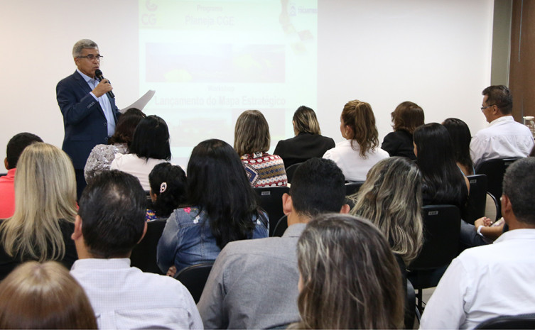 Secretário Luiz Antonio da Rocha abre o workshop do lançamento do Mapa Estratégico