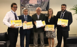 Controladoria entrega prestações de contas ao Tribunal de Contas do Estado