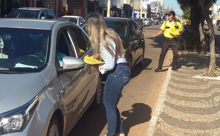 De acordo com a coordenadora de Educação para o Trânsito da Ciretran, Simone Machado, a blitz correspondeu ao que era esperado pela equipe, abordar o maior número de pessoas, para pedir um trânsito mais seguro