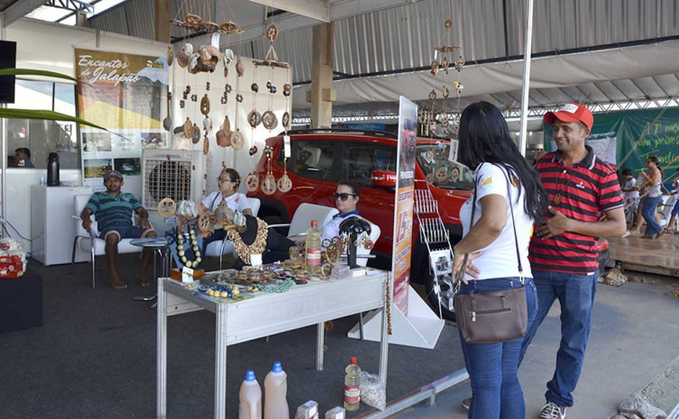 A Agrotins também tem sido vitrine para o artesanato do Tocantins