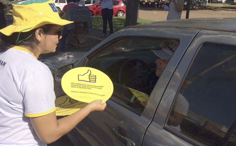 Objetivo é chamar a atenção para os altos índices de mortes no trânsito, além de mobilizar e desenvolver ações coordenadas entre o Poder Público e a sociedade civil