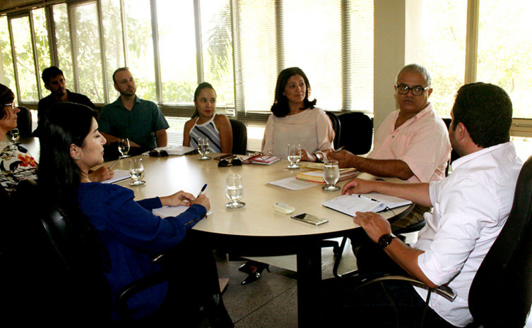 Em reunião, técnicos da Secretaria do Desenvolvimento discutiram com a coordenação e parceiros do inova Gurupi o apoio do Governo ao evento
