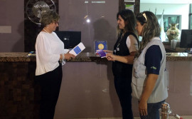 Técnicos do Ministério do Turismo e da Secretaria de Desenvolvimento fiscalizam meios de hospedagem da Capital