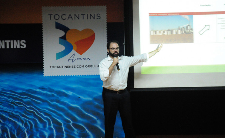 Edson Eddy Zacarias ministrou a palestra Logística como viabilizadora do Agronegócio no Tocantins