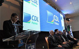 Secretário do Desenvolvimento Econômico representa governador em solenidade de posse dos dirigentes da CDL de Palmas
