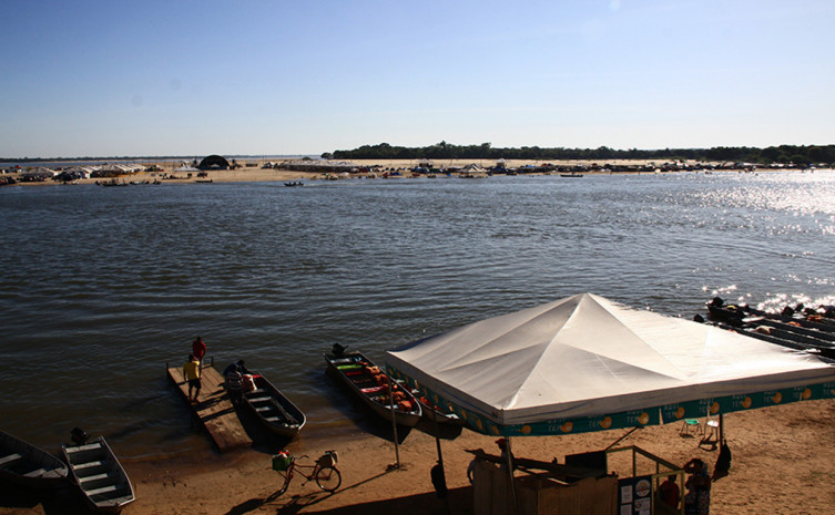 Praia da Gaivota, em Araguacema