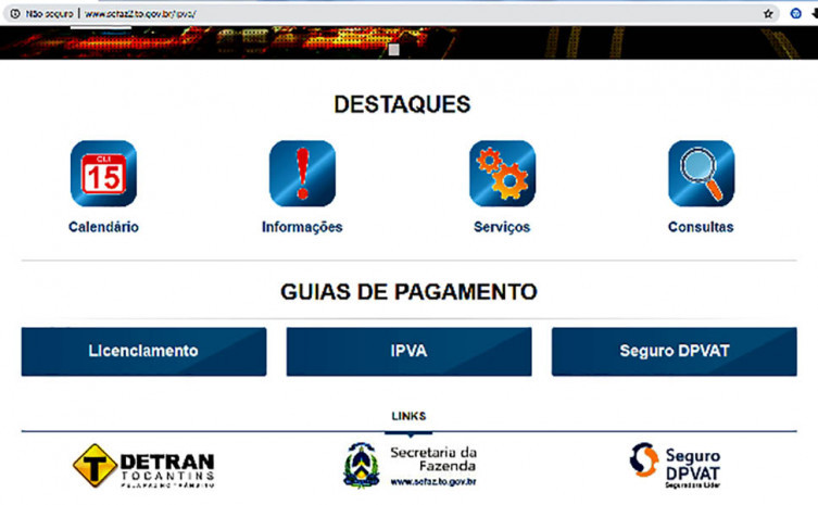 Boleto do IPVA 2019 já pode ser impresso na página da secretaria da Fazenda 