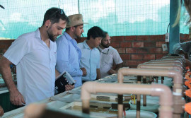 Técnicos realizam visita a parques aquícolas no Estado