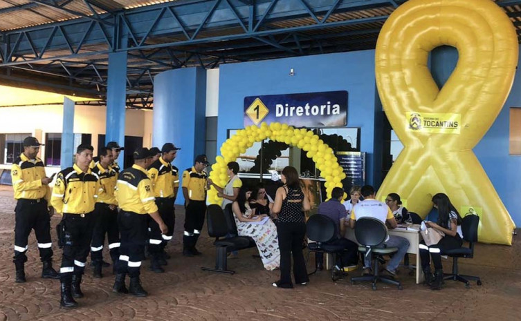 Detran/TO encerrou as ações do Maio Amarelo com uma campanha de doação de sangue e de medula óssea