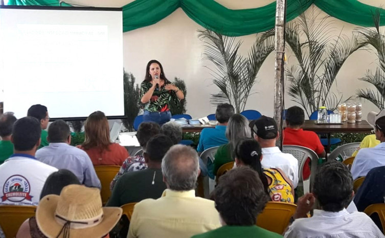 Participantes aprendem em palestra a importância da regularização das agroindústrias