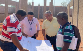 Técnicos do Inmetro vistoriam as obras da sede própria da Metrologia Estadual