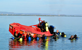 Bombeiros iniciam aulas práticas do curso de mergulho no Lago de Palmas