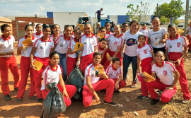 No Dia Mundial da Limpeza Urbana, Cemil reúne 200 alunos contra zika e dengue