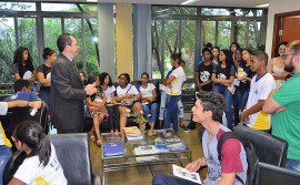 Estudantes de Palmas visitam a Controladoria e participam de programação do Projeto Educação para a Transparência