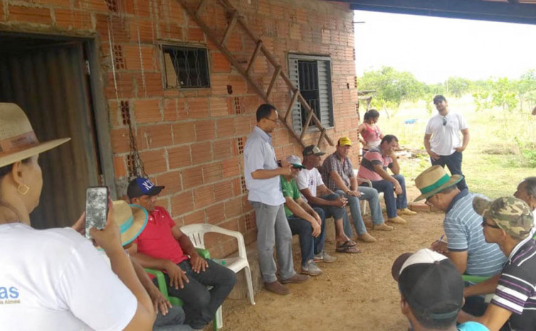 Participantes contaram com orientações do Médico Veterinário do Ruraltins, Ueslei Mazoni