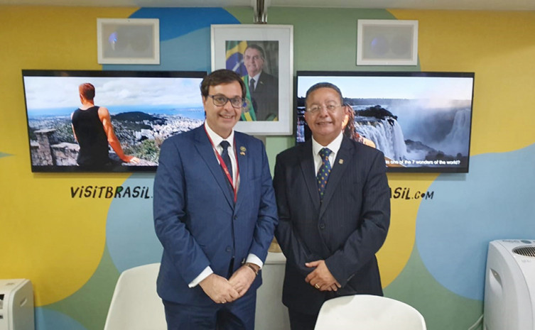 Presidentes da Embratur e Adetuc na WTM London