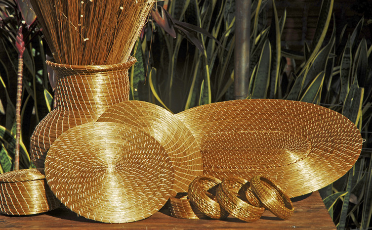 Artesanato em Capim Dourado produzido no Jalapão