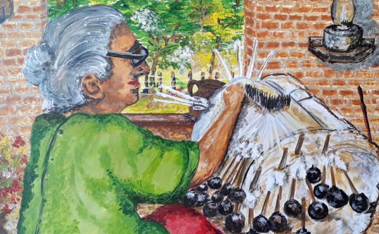 "Rendeira de Bilro", obra de Núbio Brito premiada em Paris 