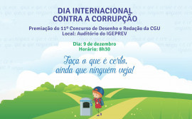 Controladoria e parceiros realizam evento em alusão ao Dia Internacional Contra a Corrupção nesta segunda, 9