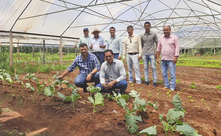  Presidente do Ruraltins, Thiago Dourado e parceiros visitaram a Horta Cheiro Verde, e o Colégio Agrícola de Almas, onde ocorrerão as atividades da Agrosudeste