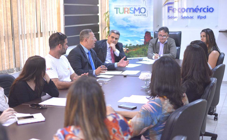 Durante reunião sobre o Fungetur, Tom Lyra falou sobre a importância da parceria com o Cetur/Fecomércio