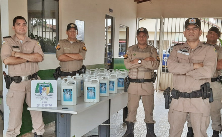 Distribuição do material em Tocantinópolis