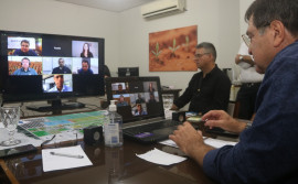 Secretário da Agricultura destaca parcerias em videoconferência com empresa de agrociência 