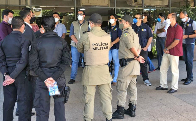 Ação educativa e de prevenção ao novo Coronavírus realizada pelo Governo do Estado