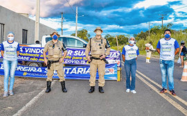 PM segue com Operação Hórus Barreira Sanitária na região norte do Estado